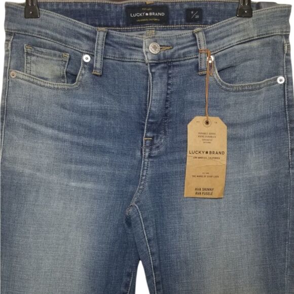 Lucky Brand Ava Skinny Mid Rise Slim Fit Jeans Size 29 - Picture 3 of 9